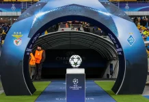 Bayer Leverkusen – Newcastle United oceny piłkarzy po meczu (10.12.2025) Liga Mistrzów - piłka logo tunel 1