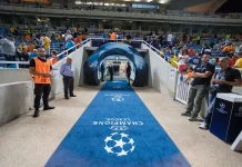 Znamy podstawowe składy na mecz Bayer Leverkusen – Newcastle United (10.12.2025) Liga Mistrzów - piłka logo tunel 2