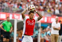 Arsenal – Newcastle United skrót i statystyki meczu (25.04.2026) Arsenal - Ben White